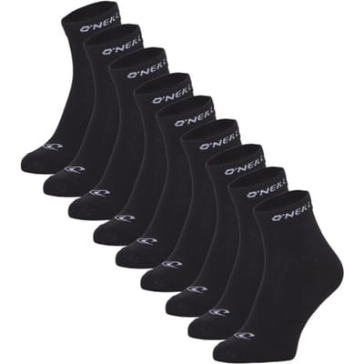 O'Neill Heren / dames enkelsokken quarter sokken 9-pack