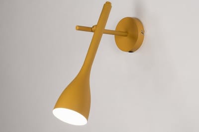 Lumidora Wandlamp 73963 - Voor binnen - ZARA - GU10 - Geel - Metaal