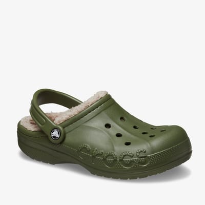Crocs Baya Lined heren klompen gevoerd groen - Maat 42/43 - Clogs
