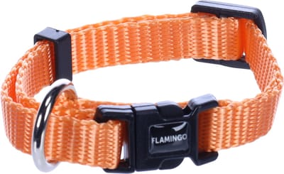 Flamingo Ziggi - Halsband Honden - Halsband Ziggi Oranje Xxs 15-25cm 10mm - 1st - 133699 - 1st