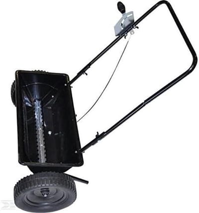 Strooiwagen - Handstrooier Gazon - Gazon Onderhoud - Handgeleid - 25 l - Groen
