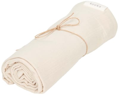 Koeka hydrofiel swaddle Faro warm white 75x75