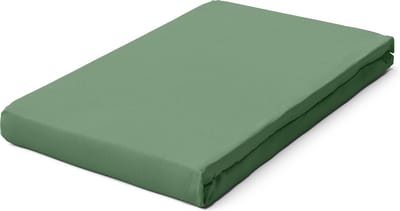 Schlafgut Pure Jersey Hoeslaken XL - 180x200 - 200x220 665 Green Mid