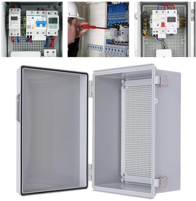 Elektrische Kast - Verdeelbox Buiten - Apparatuur Beveiligen - Waterdicht IP66 - 40x30x18cm - Grijs