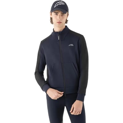 Technisch ruitersweatshirt met rits Equiline Eqcelfa