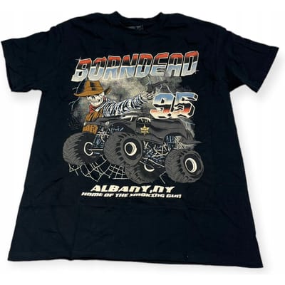 Koszulka T-shirt męski okrągły dekolt SPENCER'S BORN DEAD M