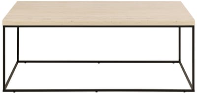 Salontafel Beige Travertinlook - 110x55x45cm - Brennero - Giga Living