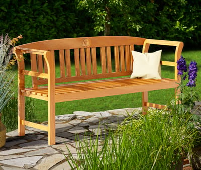 Casaria Tuinbank Rose - Eucalyptushout FSC®- Certificaat Buiten - Bruin