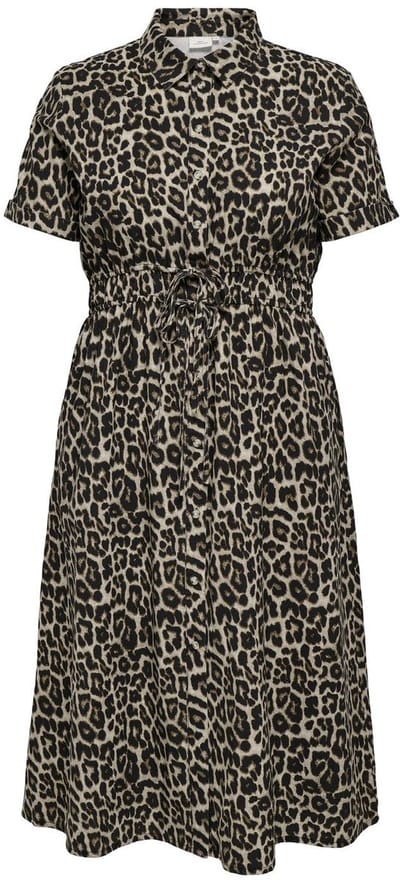 ONLY CARMAKOMA - CARARIS LIFE 2/4 MIDI SHIRT DRESS PNT Dames Jurk