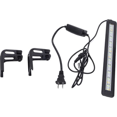 Aquariumlamp 80 stuks LED-kralen 16,8W Hoge Helderheid Volledig Spectrum Aquariumlamp black