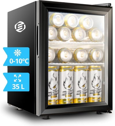 Equivera Mini Fridge for Drinks - Kleine Koelkast - Mini Koelkasten - Minibar - Mini Fridge - Mini Koelkast - Mini Koelkastje - Must have voor in Huis!
