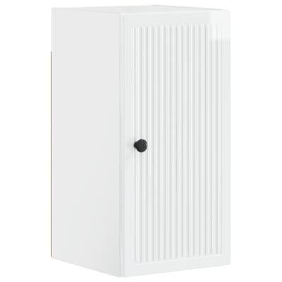 vidaXL - Badkamer - wandkast - EDE - Hoogglans - Wit - 30 - x - 31 - x - 59 - cm
