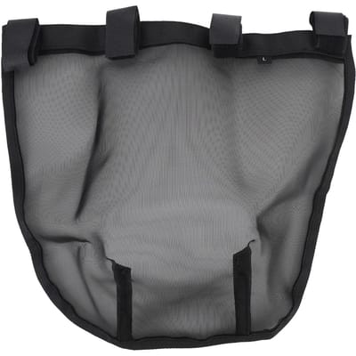Couvre-nez en maille pour cheval Nylon Respirant Confort Amélioré Protection du visage Réglable Filet de nez pour cheval L(for 6.5-9kg)