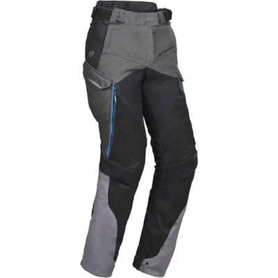 Ixon Eddas PT L Grijs Zwart Blauw Dames Textiele Motorbroek - Broek