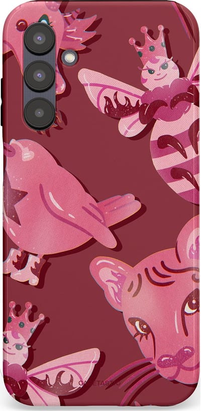 Casetastic Hoesje Geschikt voor Samsung A25 - Stijlvolle Beschermende Duo-layer Case - Luxe dieren