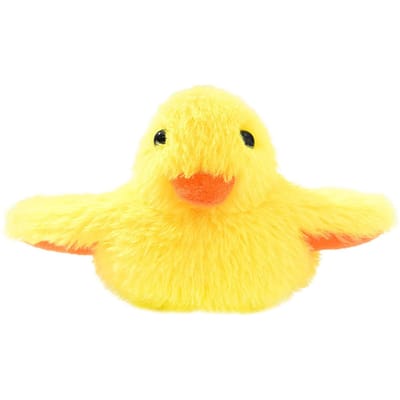 Jouets Canard Jaune Électriques Petits Jouets Canard Jaune Électriques Intelligents Automatiques en Peluche Vibrants Son Jouet Électrique pour Chat pour Chats yellow