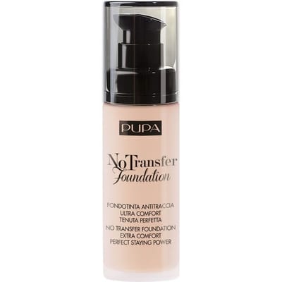 Pupa - No Transfer Foundation SPF15 - 100 Porcelain 30ml