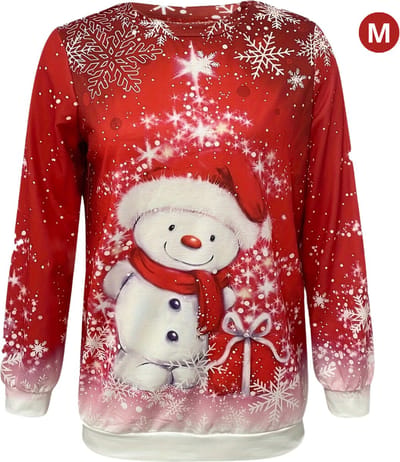 Livano Kersttrui - Dames - Foute Kersttrui - Christmas Sweater - Kerst Sweater - Christmas Jumper - Pyjama - Pullover - Maat M