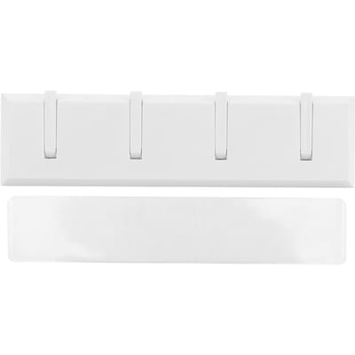 Muur Roeihaak Ponsvrij Jas Sleutelhouder Deur Hoedenhanger voor Badkamer Muur Deur Decor(Wit ) wit