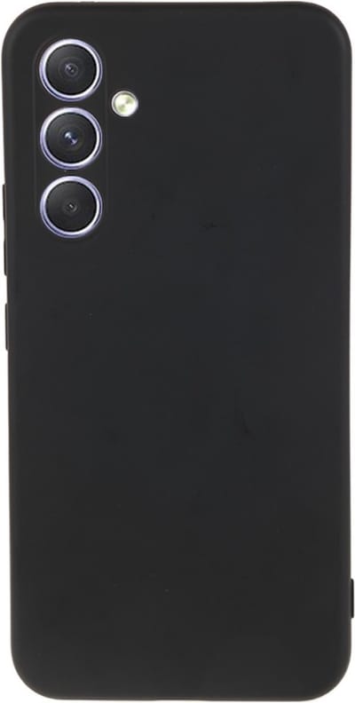 Coverup Hoesje - Geschikt voor Samsung Galaxy S23 FE Hoesje - Coverup Colour TPU Back Cover - Charcoal Black