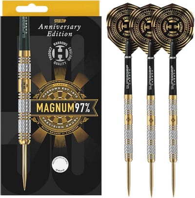 Tungsten Steeldarts-set met Draagtas en Alamo Schachten - 18-40 g, Inclusief 100 Micron Prime Flights