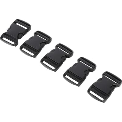 5 stuks Snelgesp Plastic Dubbel Verstelbare Riemgespen Vervanging DIY Handwerk voor Rugzak 25mm for 200Pcs A4 Paper black