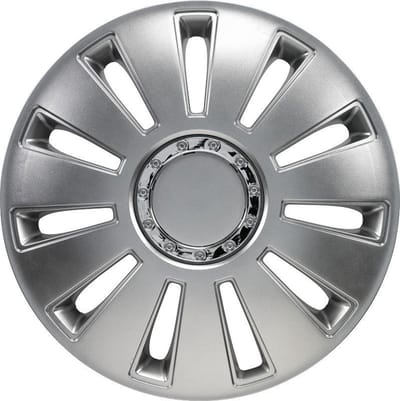 Autostyle Wieldoppen Silverstone Pro 15 Inch Abs Zilver Set Van 4