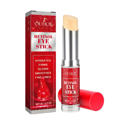 Retinol Oogcrème Stick – Hydraterende Eye Cream – Tegen Droge Huid Rond de Ogen – Compacte Oogverzorging in Stickvorm