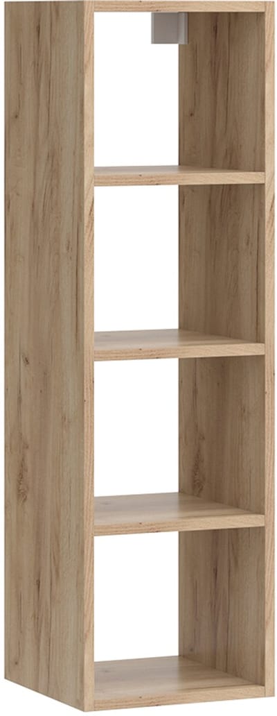 Vicco Wido Wandplank – 30 x 100 cm met 4 open vakken Antraciet