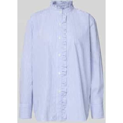 Relaxed fit overhemdblouse van puur katoen