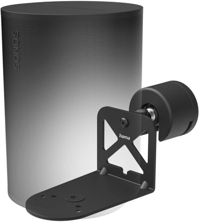 Luidspreker muurbeugel voor Sonos Era 100/300, kantelbaar, draaibaar, zwart