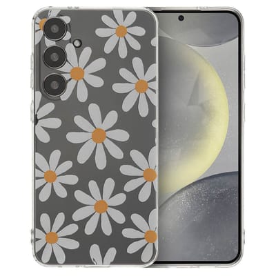 imoshion Hoesje - Geschikt voor Samsung Galaxy S24 Plus - Design hoesje verpakking - Daisy Flower