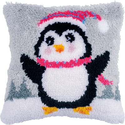 Vervaco - Knoopkussen kit - Pinguin - PN-0179206 - Borduren - Borduurpakket - Borduurpakket volwassenen - Borduurpakket kind