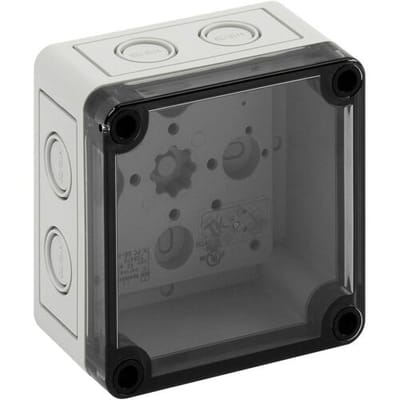 Spelsberg TK PC 99-6-TM Installatiebehuizing 94 x 94 x 57 Polystereen, Polycarbonaat, Polyurethaan, Polyamide Lichtgrijs 1 stuk(s)