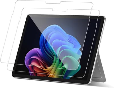 2-Pack Screen Protector voor Microsoft Surface Pro 12 inch, Anti-Scratch, HD Helder, 9H Hardheid, Tempered Glass, Geschikt voor Surface Pen en Bescherming tegen Krassen