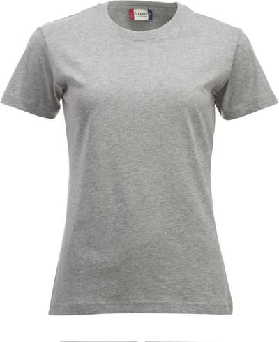 Clique New Classic-T Women 029361 - Grijs-melange - XS