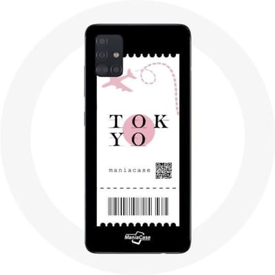 Samsung Galaxy A51 hoesje Tokyo Japan vliegticket
