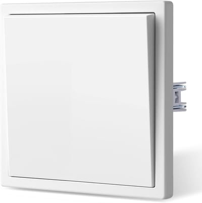 Inbouw Lichtschakelaar - Wand Schakelaar - Verlichting Regelen - Mat Zwart Design - Wit