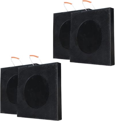 Stabilisator steunen - Nivelleerblokken - Voorkomt wegzakken - Hoog draagvermogen - 30 x 30 x 5 cm - Zwart