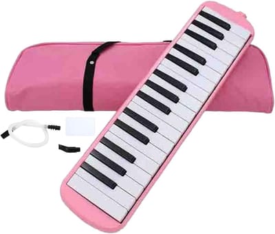 Melodica Instrument - PVC, 41,5 cm, 32 toetsen melodica, pianotoetsenbord, draagbaar lichtgewicht ontwerp | Stabiele mondmelodica's voor muziekoefening, schoolleren, prestaties en beginnersgebruik