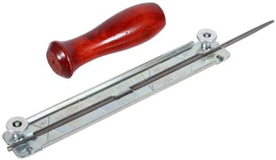 Allecto - Chainsaw Slijpkit - Hoogwaardige Slijpstaven - Inclusief Houten Handvat - Diverse Maten 4mm 4.8mm 5.5mm - Voor Precisie en Efficiëntie