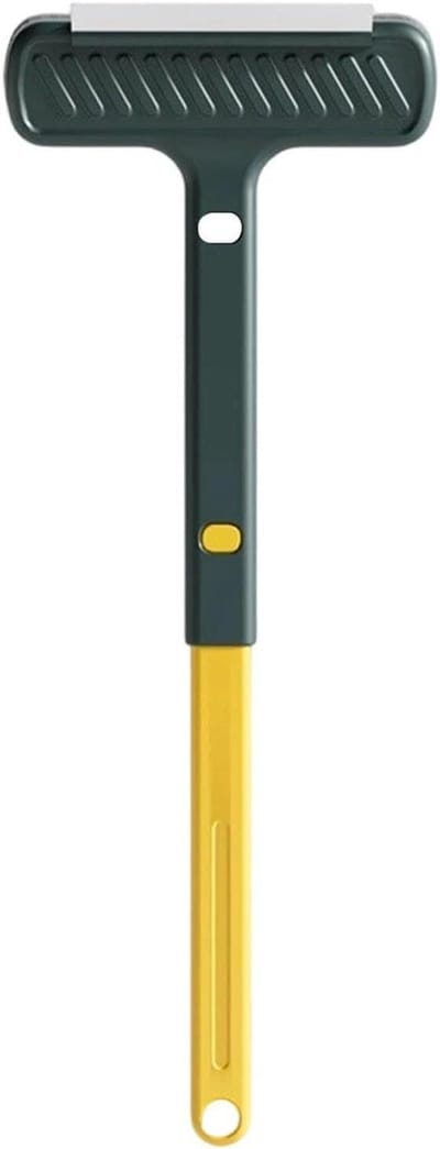 Raamwisser Reiniger - Glasbewassing Tool - Schoonmaken Thuis - 2-in-1 Dubbele Functie - 40 cm Lengte - Groen