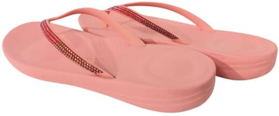Fitflop Slipper Iqushion Sparkle Pink Perfect/Pop Orange Roze