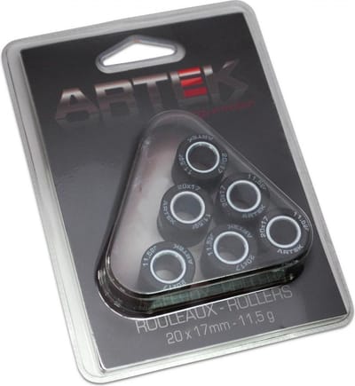 artek variatorrol voor kymco scooter 125 movie 2002 tot 2020 20x17 11,5grs nieuw