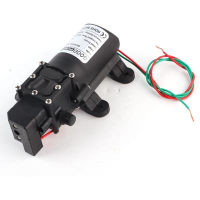Membraanpomp Micro 6.0L MIN 0.9MPA Rechte Pijp Beide Zijden Rechts Wateruitlaat 12V72W