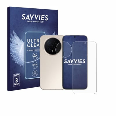 Savvies - Screenprotector voor Honor Magic 8 (Voor+Camera) - Folie Beschermfolie transparant 6 Stuks