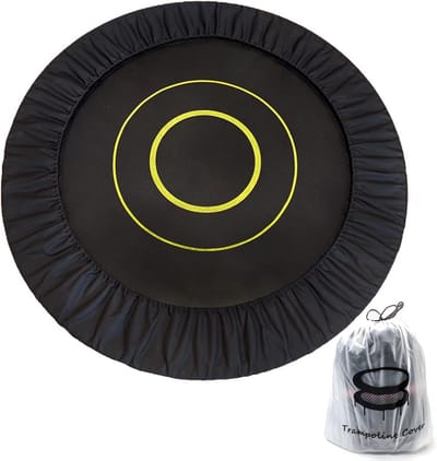 Trampoline Veiligheidspad - Springhoes Randkussen - Trampoline Onderhoud - Verbergt Veren - 40 Inch - Zwart