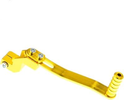 Motorfiets Voetsteunen - Pedaal Hendel - Verbeter Rijcomfort - CNC Aluminium Legering - 250 g - Goud