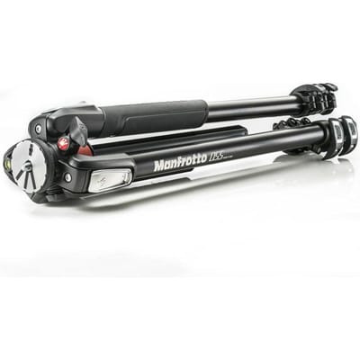 Manfrotto 055 Aluminium 3-section photo Statief with horizontal column