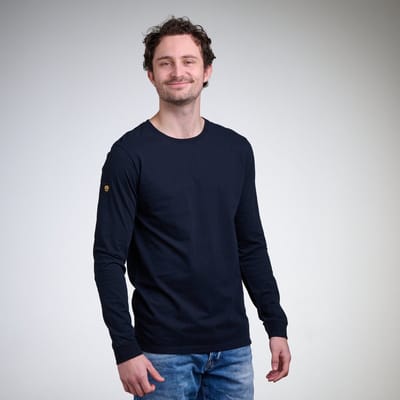 LIGER Long Sleeve dark navy, Limited Edition van 360 stuks maat S - 100% Organic katoen
